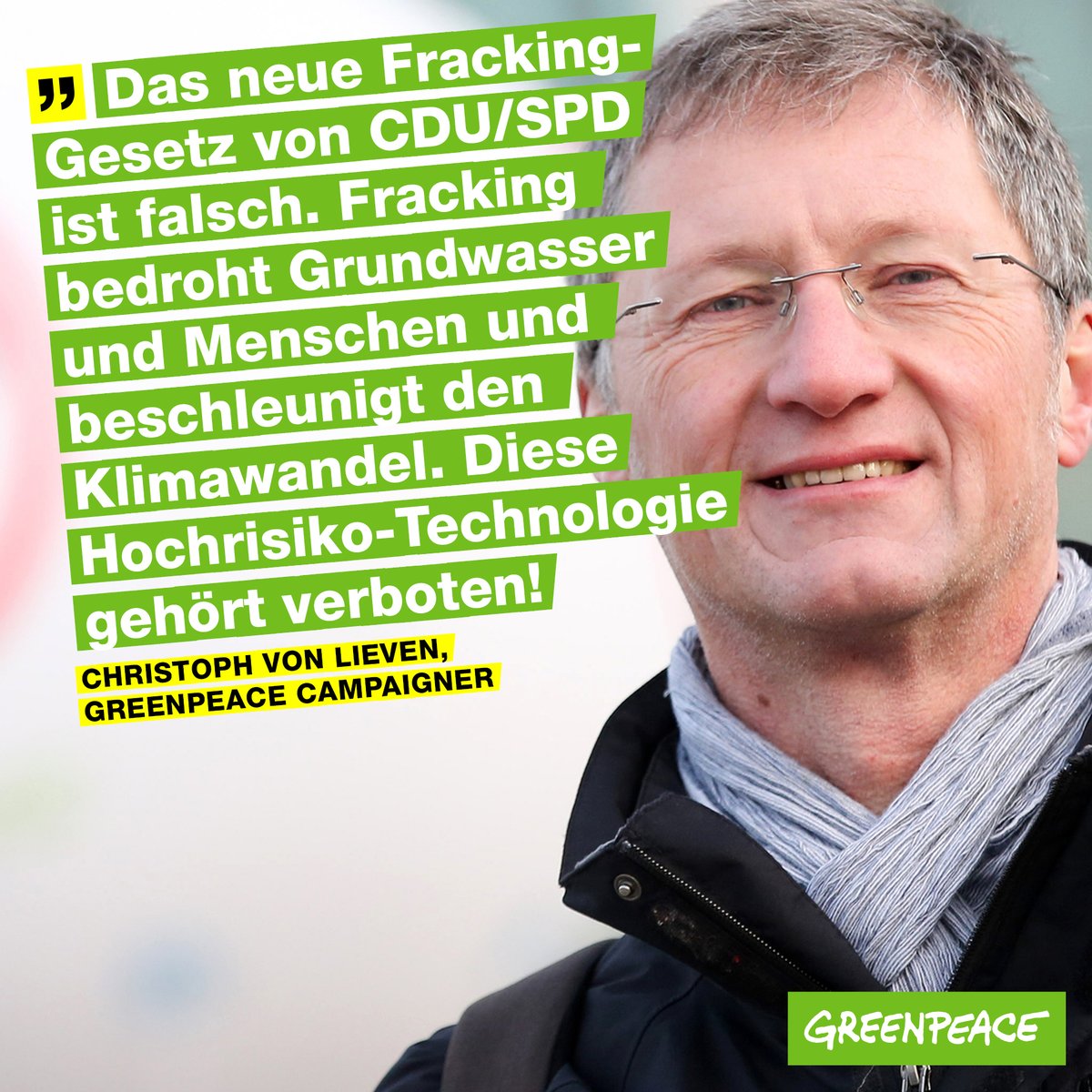 Greenpeace zu Fracking