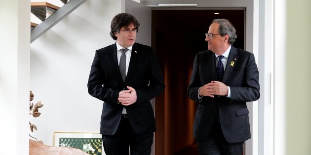 Catalan independence leaders and parties hold a surprise summit in Switzerland