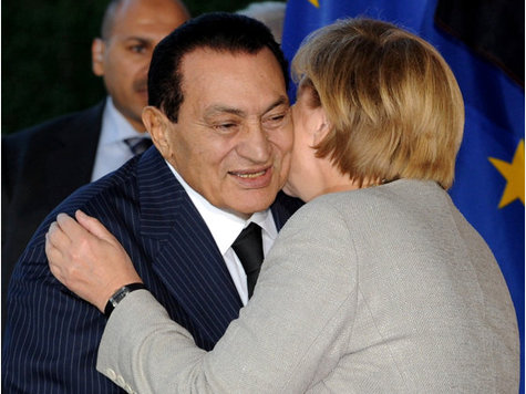 Mubarak und Merkel