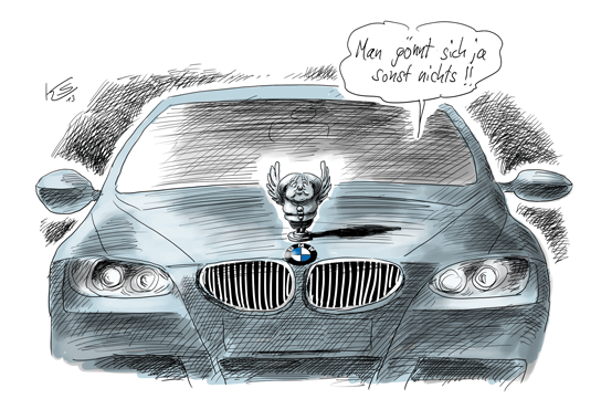 BMW-Kühlerfigur Merkel