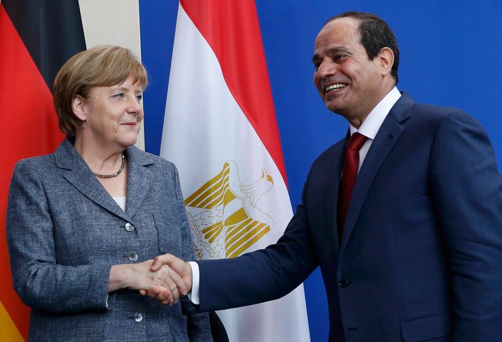 Merkel und Sisi