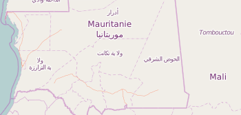 Karte von Mali und Mauretanien