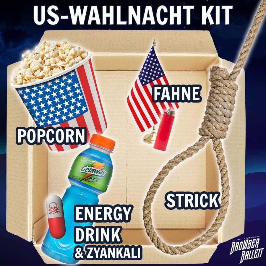 US-Wahlnacht-Kit