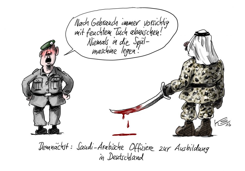 Demnächst: Saudi-Arabische Offiziere zur Ausbildung in Deutschland