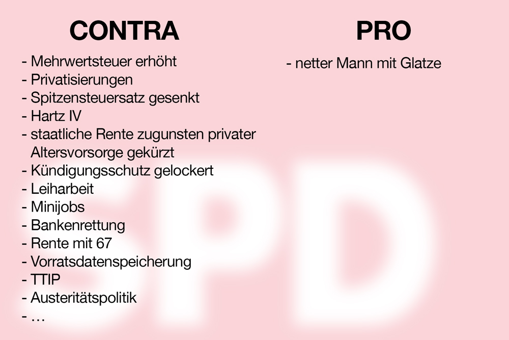 SPD pro und contra