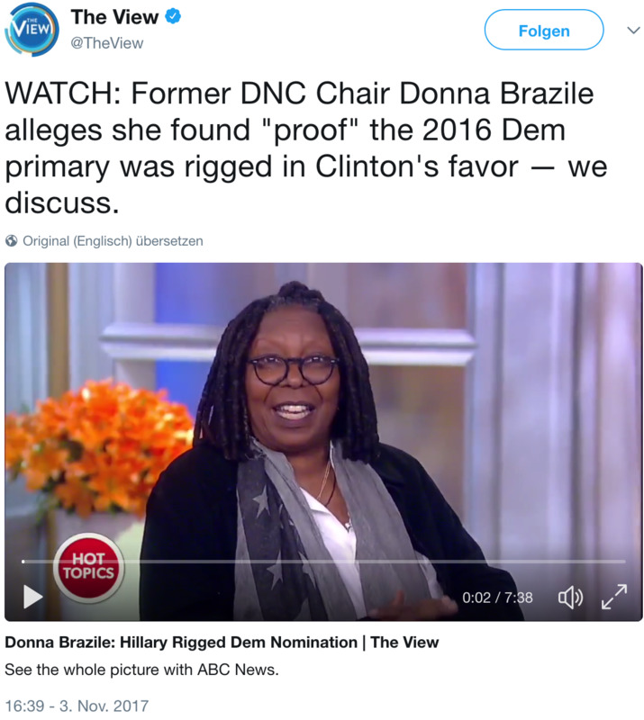 Former DNC Chair Donna Brazile alleges she found “proof” the 2016 Dem primary was rigged in Clinton's favor — we discuss.
