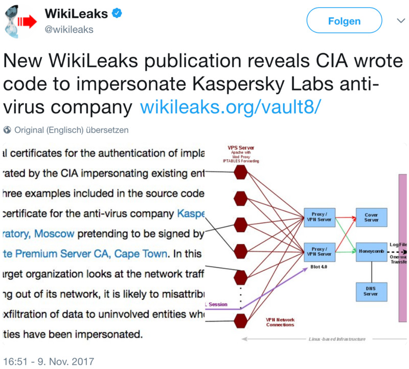 Wikileaks-Tweet