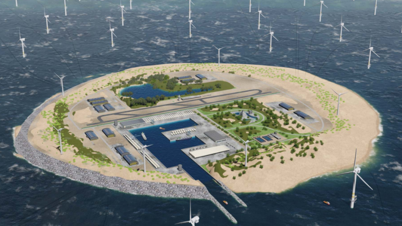 Größter Windpark der Welt: Energie-Insel soll 30 Gigawatt Ökostrom erzeugen