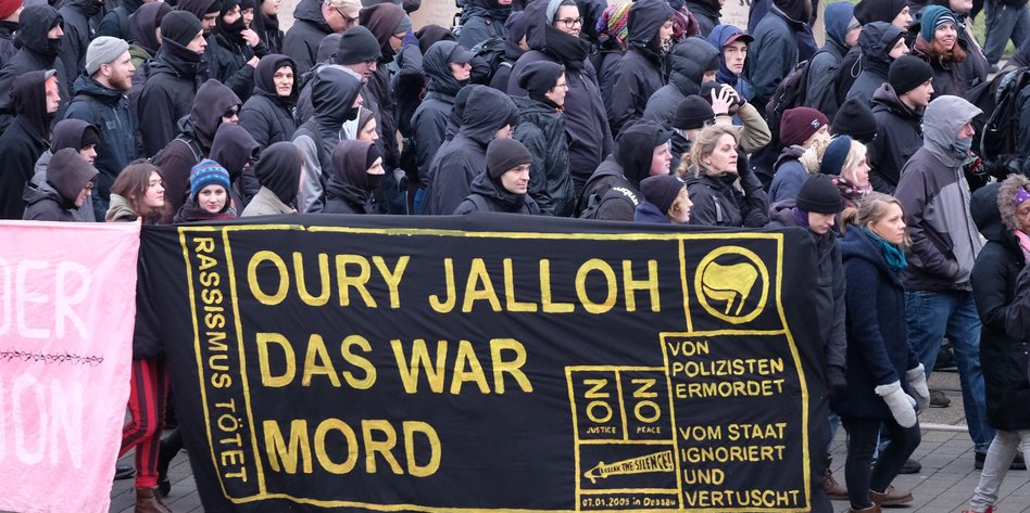 Demonstration für Oury Jalloh: Sie fordern Aufklärung