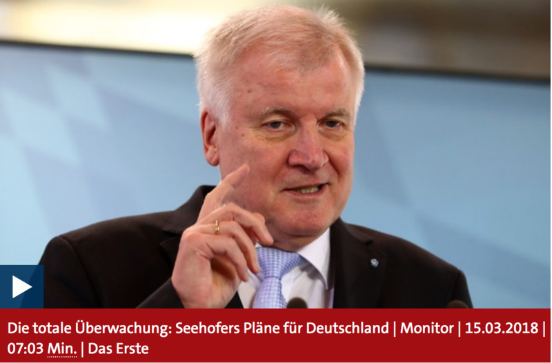 Die totale Überwachung: Seehofers Pläne für Deutschland
