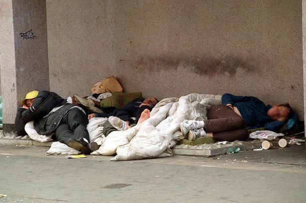 Homeless in London