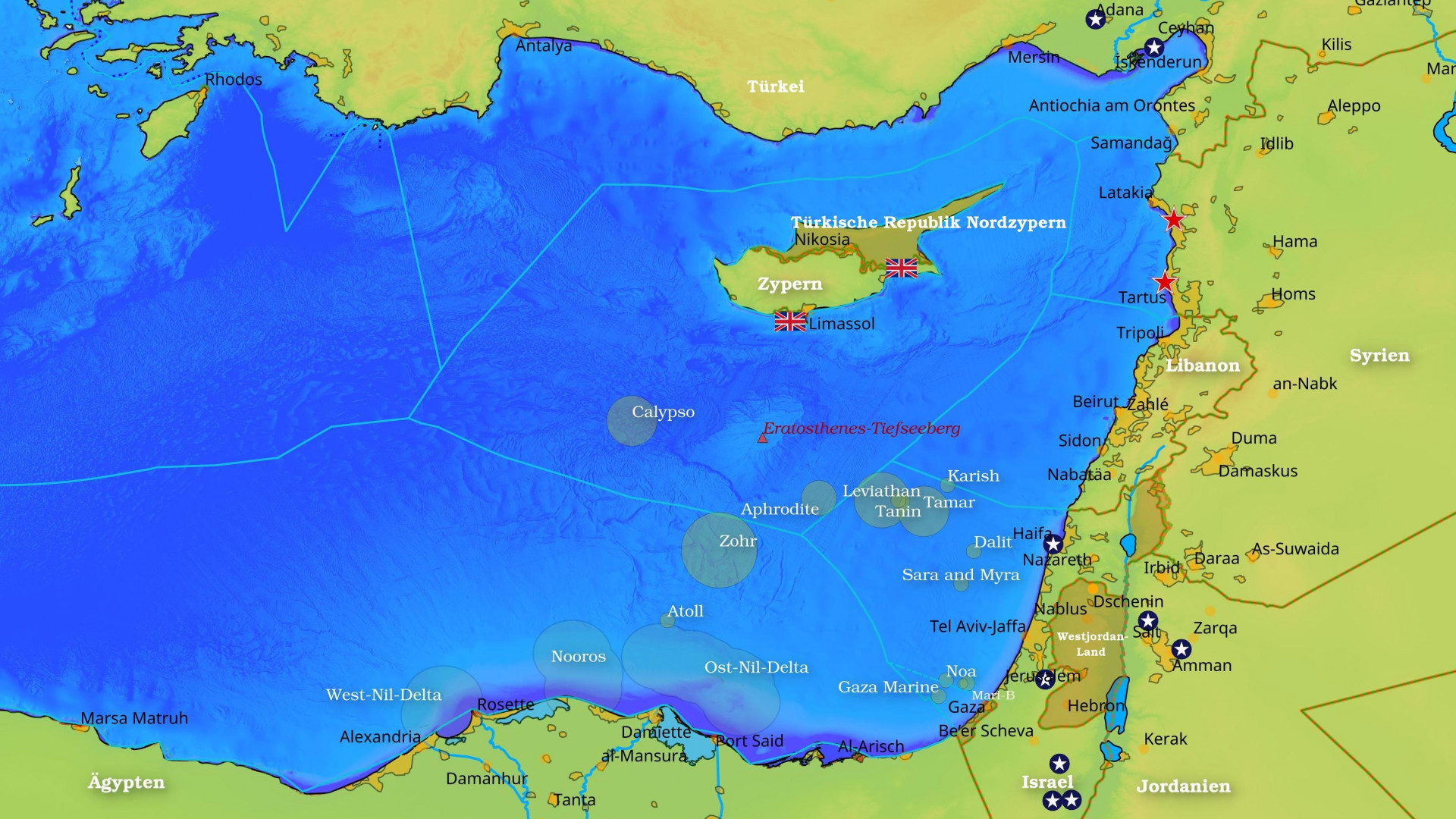 Gasfunde im östlichen Mittelmeerraum: Wohlstandsträume mit Konfliktpotential
