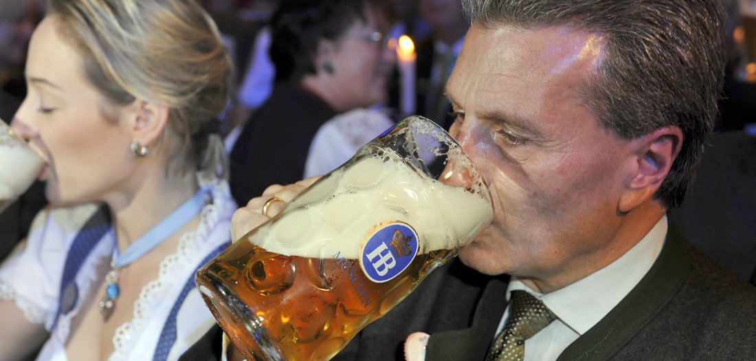 Auf ein Bier mit Oettinger