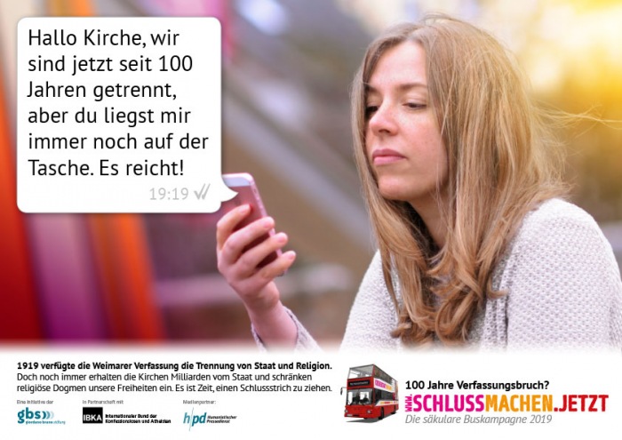 Deutsche Bahn untersagt Werbung für säkulare Buskampagne