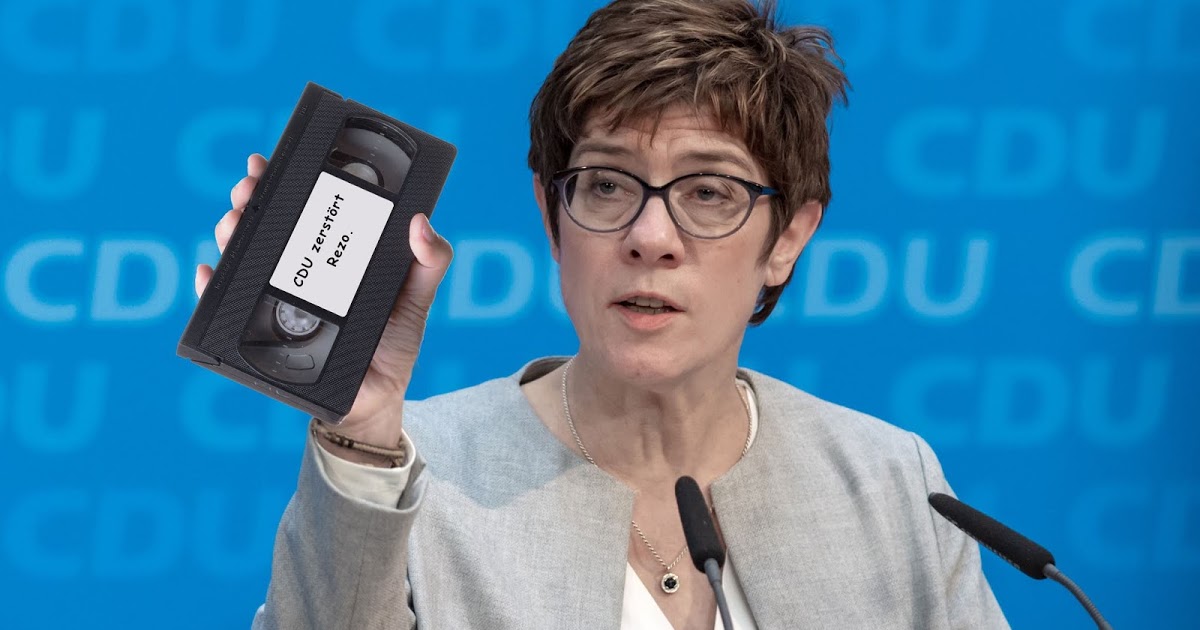Jetzt auf VHS-Kassette! CDU veröffentlicht Antwort auf YouTuber Rezo