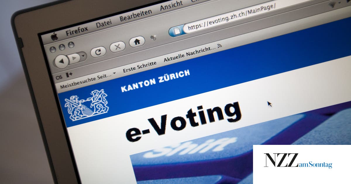 Enorme Risiken, keine Vorteile – gut, liegt das E-Voting-Projekt auf Eis | NZZ am Sonntag