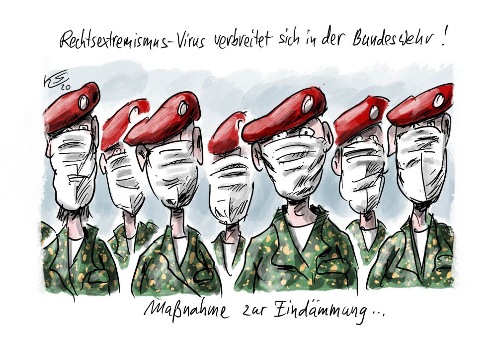 Rechtsextremismus-Virus verbreitet sich bei der Bundeswehr