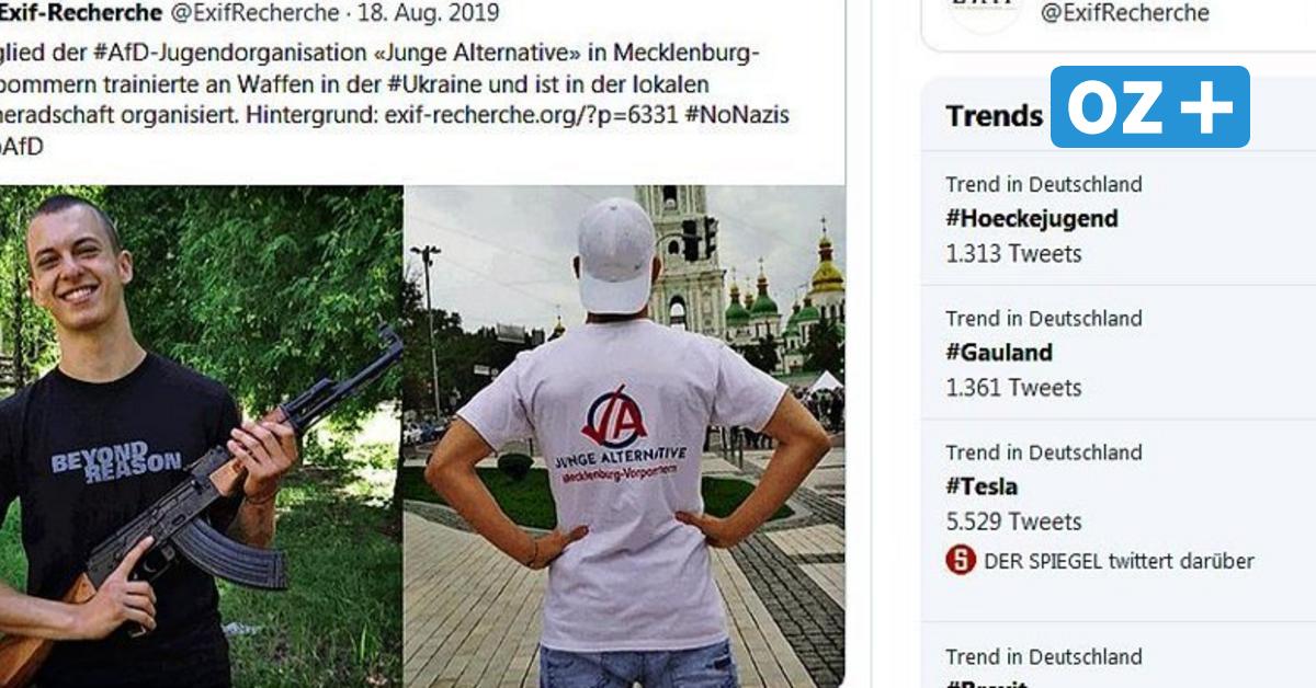 Neonazi mit Kalaschnikow: Dieser Mann sitzt für die AfD im Rostocker Ortsbeirat