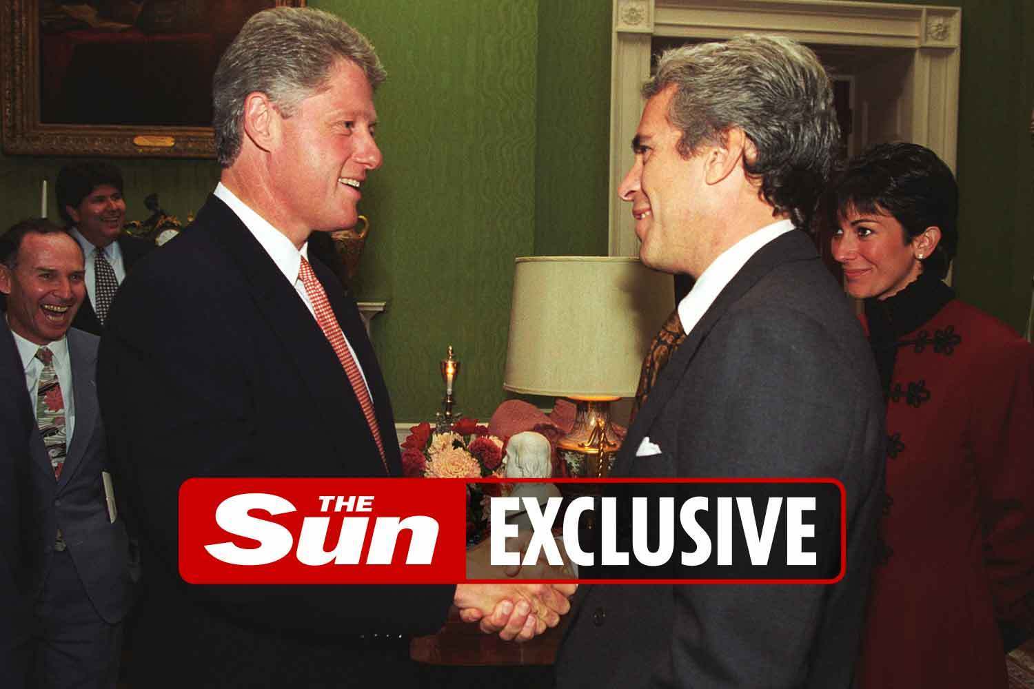 Maxwell, Epstein &amp; Clinton smile together in never-before-seen images