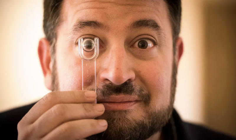 Google Glass als Kontaktlinse