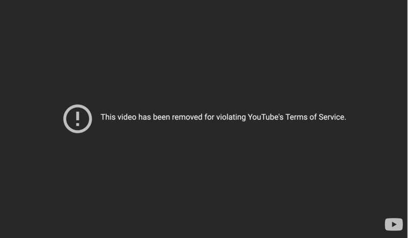 YouTube-Zensur