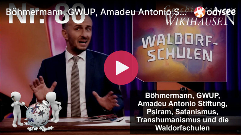 Böhmermann, GWUP, Amadeu Antonio Stiftung, Psiram und die Waldorfschulen | #80 Wikihausen
