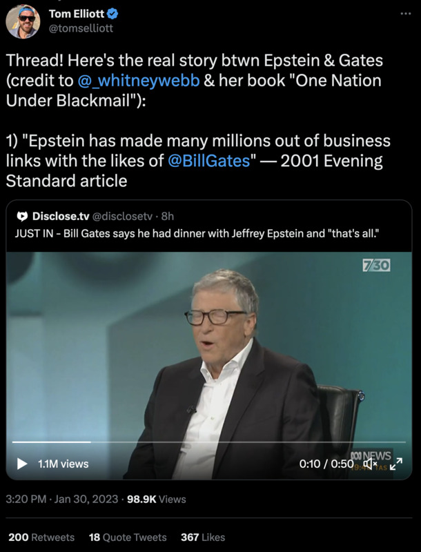 Kinderzuhälter Epstein und Bill Gates – alte Geschäftsfreunde