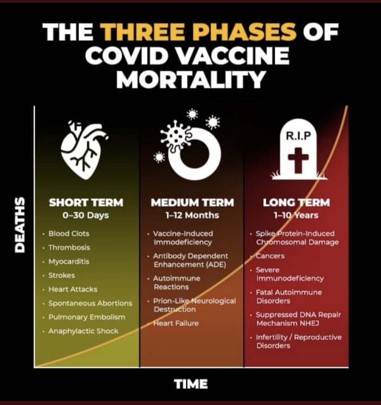Die drei Phasen der Mortalität durch die Covid-“Impfung”