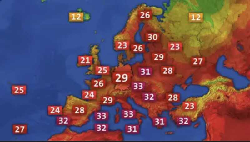 Das Wetter in Deutschland heute: gepflegte Rottöne ab 21°C