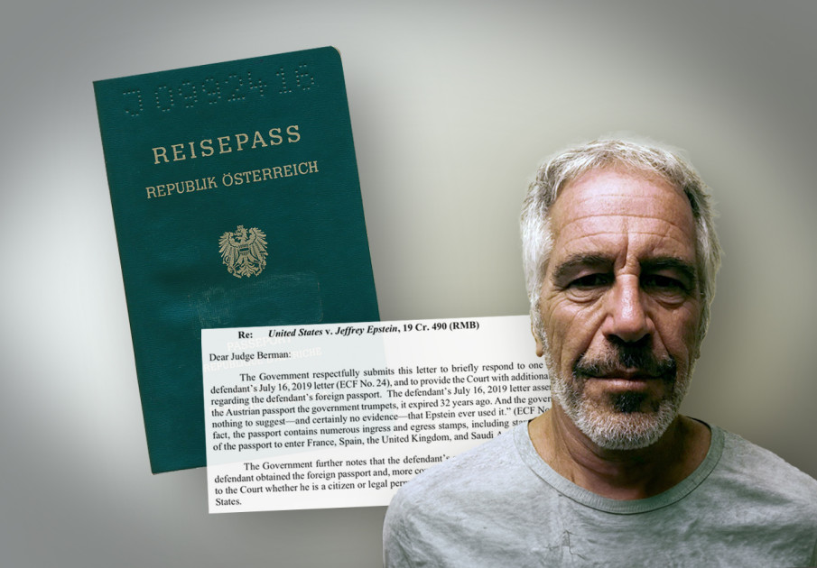 Der Sex-Krimi um Epstein: Sein 41 Jahre alter Pass bringt SPÖ unter Druck | Exxpress