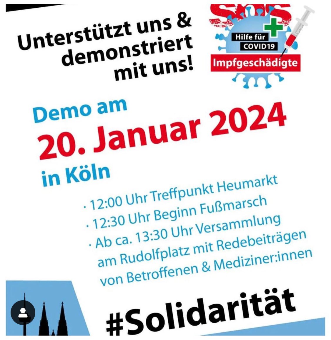 Demo am 20. Januar in Köln