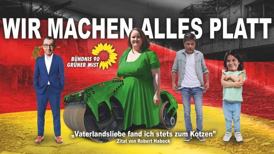 Habeck und Grüne beleidigt? 6000 Euro Strafe wegen Spott-Plakaten