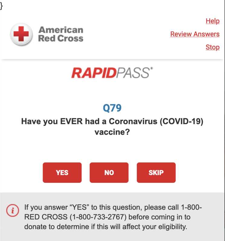 Das Amerikanische Rote Kreuz nimmt keine Blutspenden mehr von Corona-“Geimpften” an