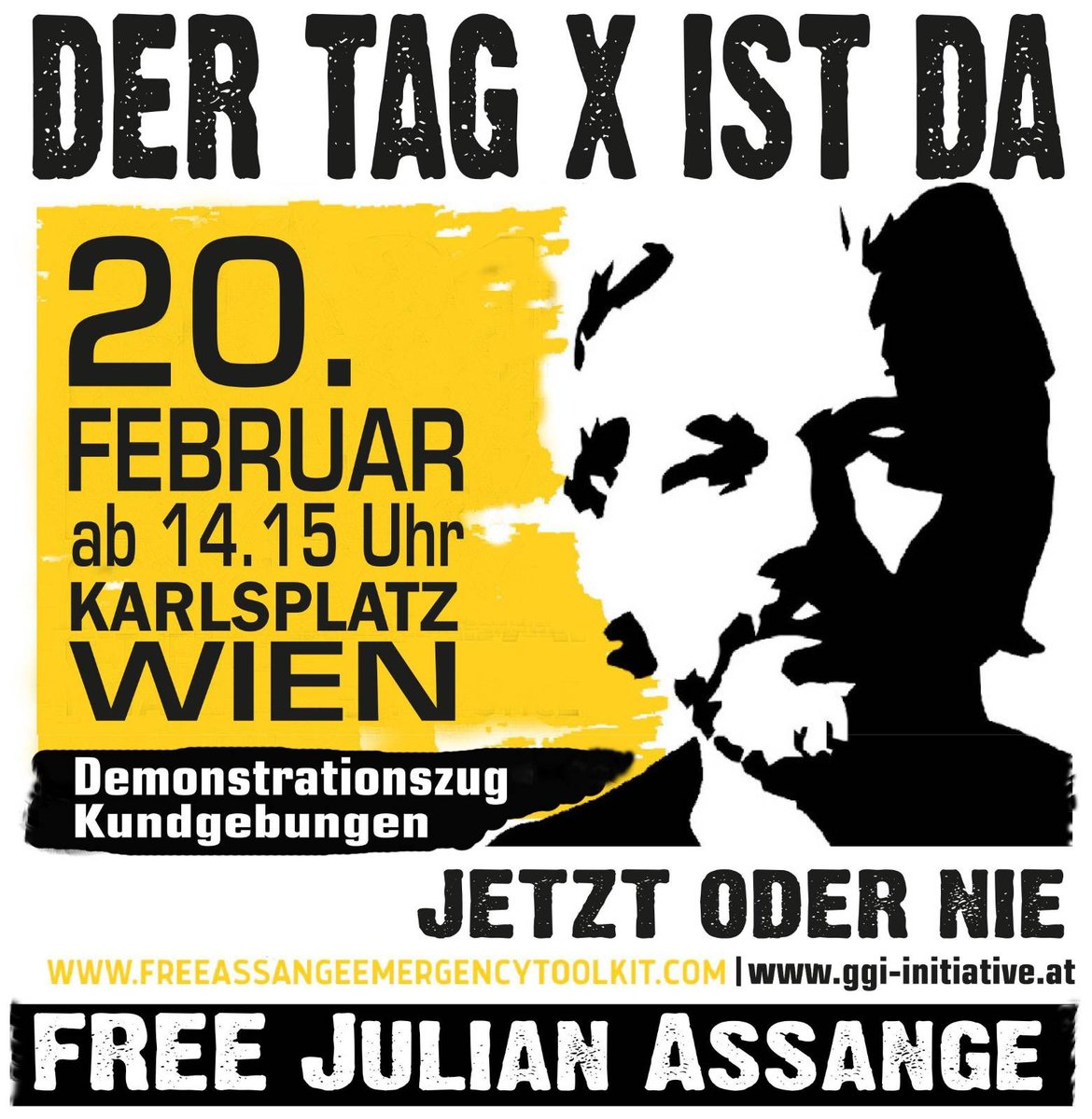 Free Assange – Aktion auch in Wien