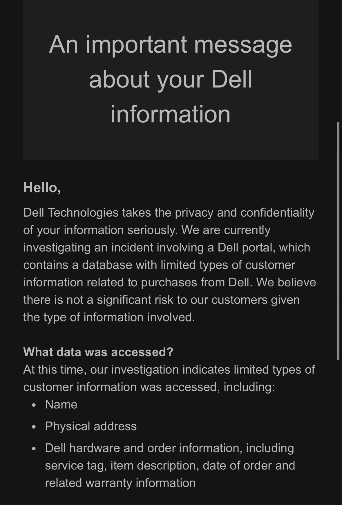 Dell hat Datenreichtum