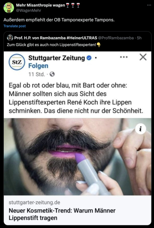 Der Lippenstiftexperte