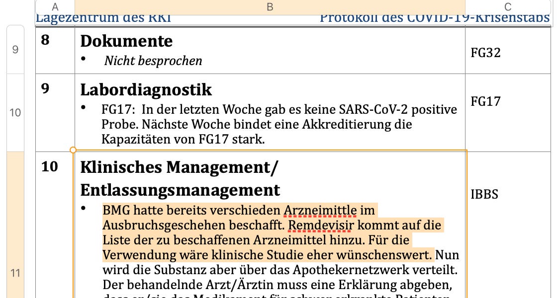 RKI-Protokolle: Das verschollene Ergebnisprotokoll