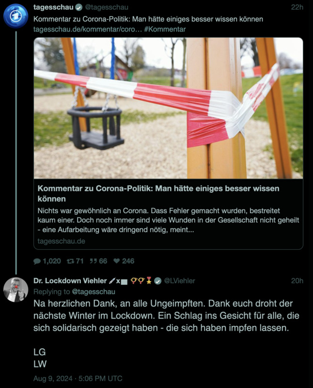 Auch bei der Tagesschau tastet man sich vorsichtig in den Spin des Narrativs rein, falls das mit den RKI-Leaks schiefgehen sollte