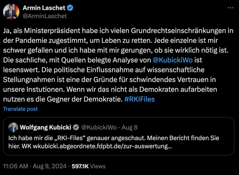 Armin Laschet war auch immer im Widerstand