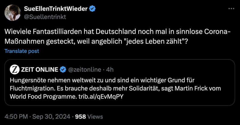 An den “Impfstoffen” werden viele Milliarden Dollar verdient. Das ist also nicht das Gleiche.