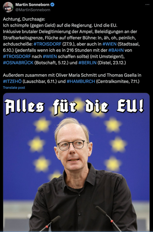 Alles für die EU!