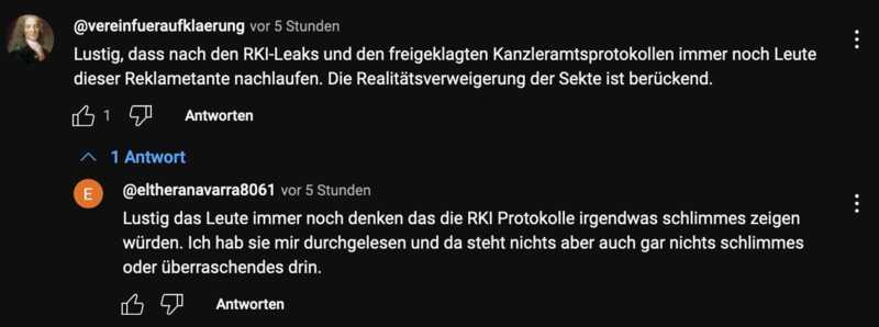 Zensierter Kommentar