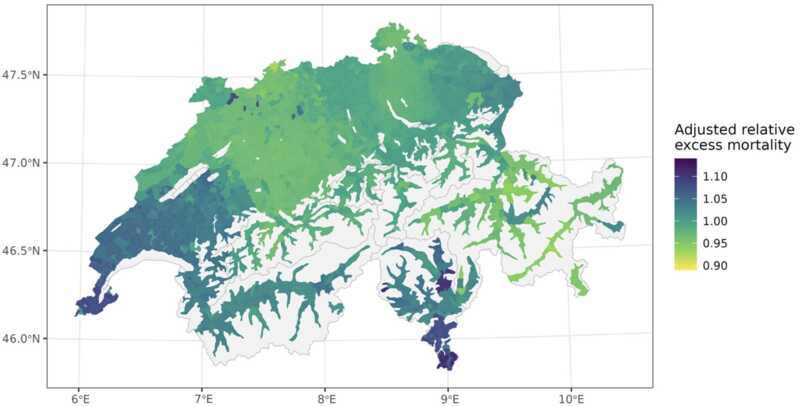 Übersterblichkeit in der Schweiz