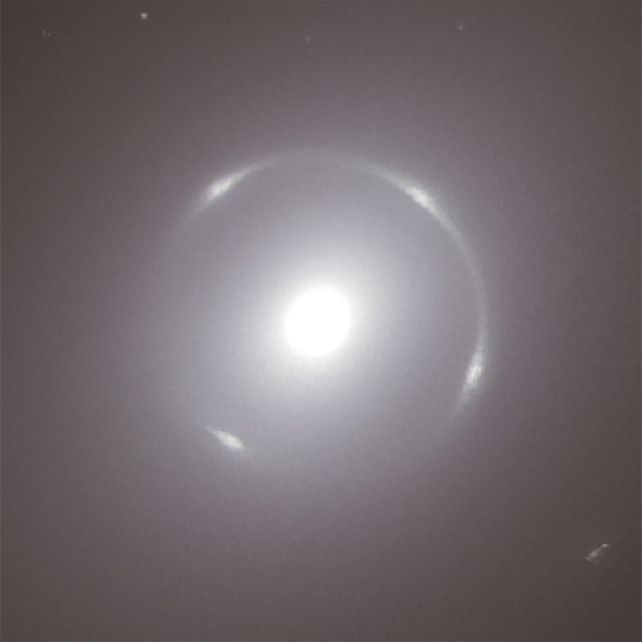 Schönes Foto eines Einstein-Rings