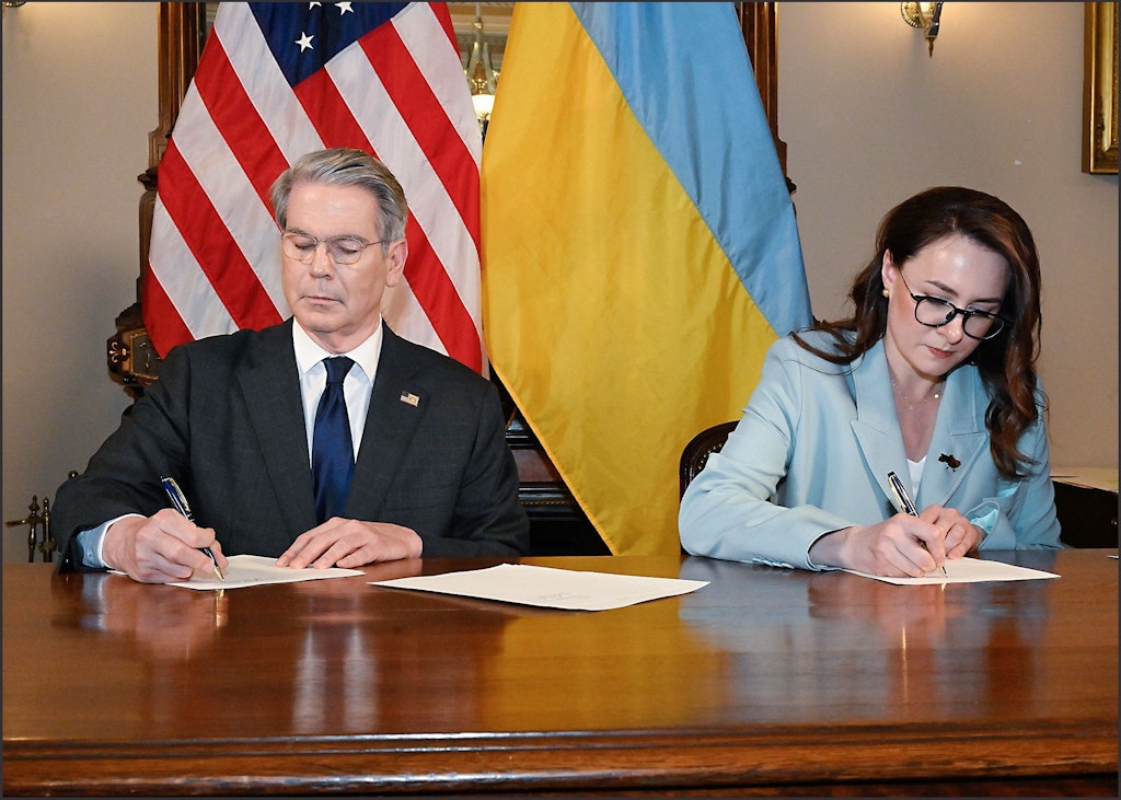 USA und Ukraine unterzeichnen Rohstoffabkommen