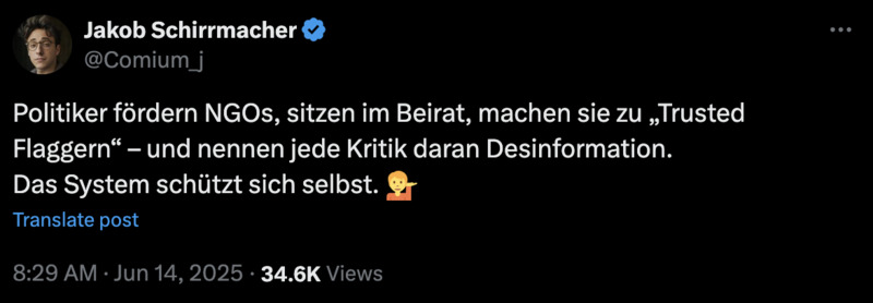 Das System schützt sich selbst