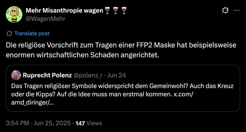Der Ehemann von Jens Spahn spricht aber von enormem wirtschaftlichem Nutzen