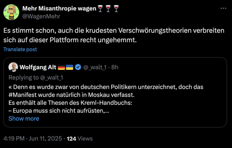 Verschwörungstheorie