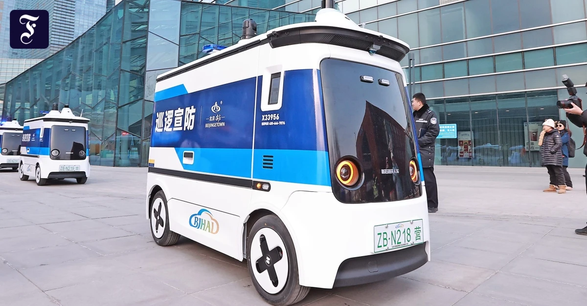 In China gibt es nun das selbstschießende Polizeiauto