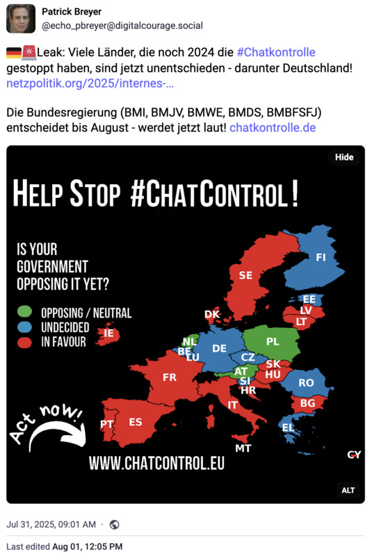 Werdet jetzt laut!